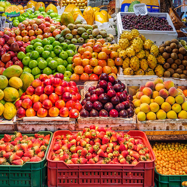 دستهبندی انواع میوهها